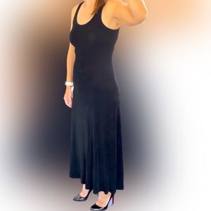 Vintage Gantos Tank Dress Size M Black